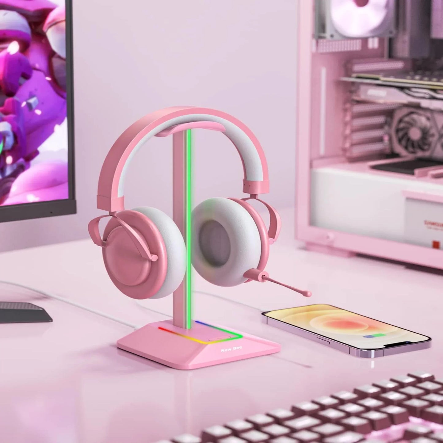 Supporto Cuffie Gaming RGB USB-C