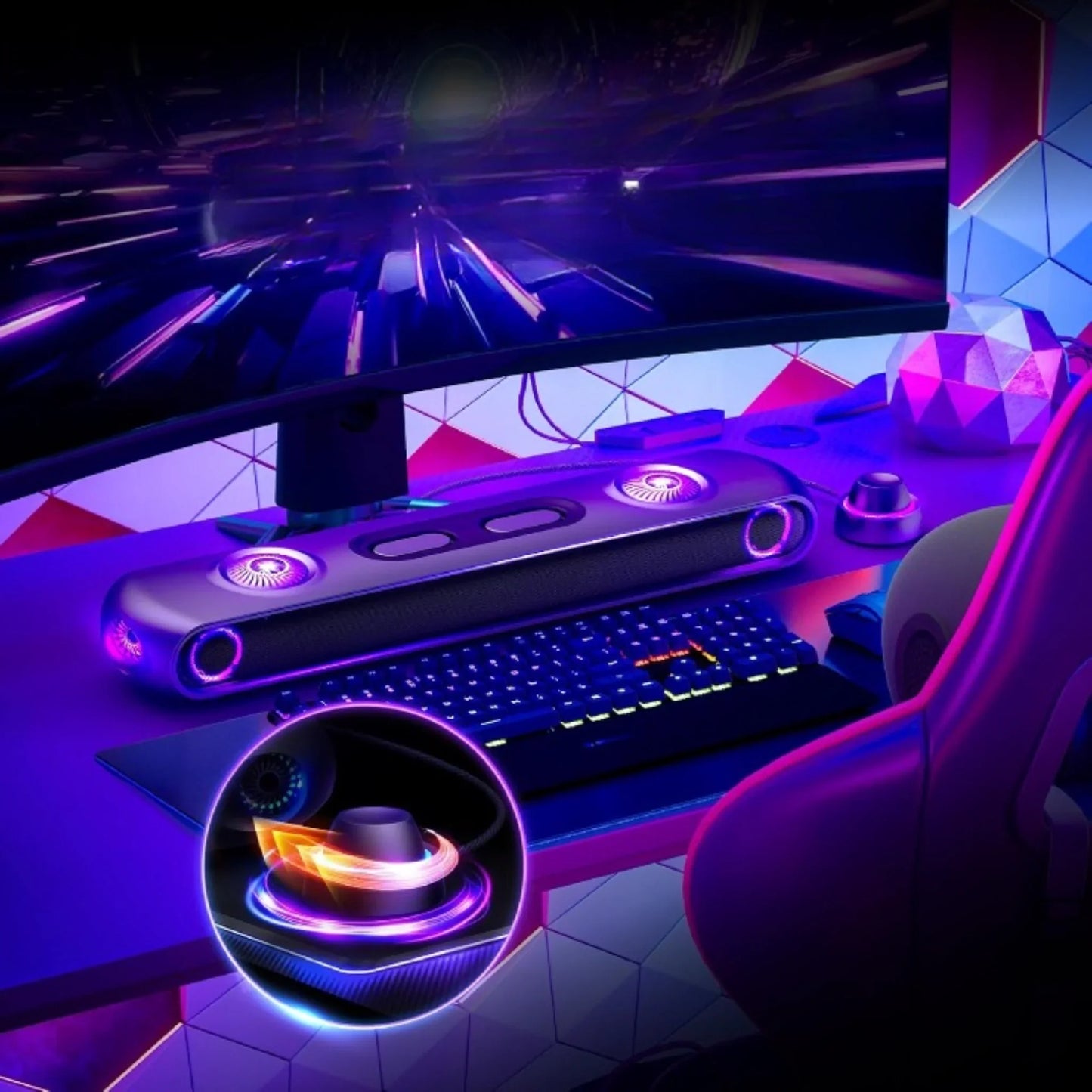 OXS Thunder Pro 5.1.2 Soundbar Gaming