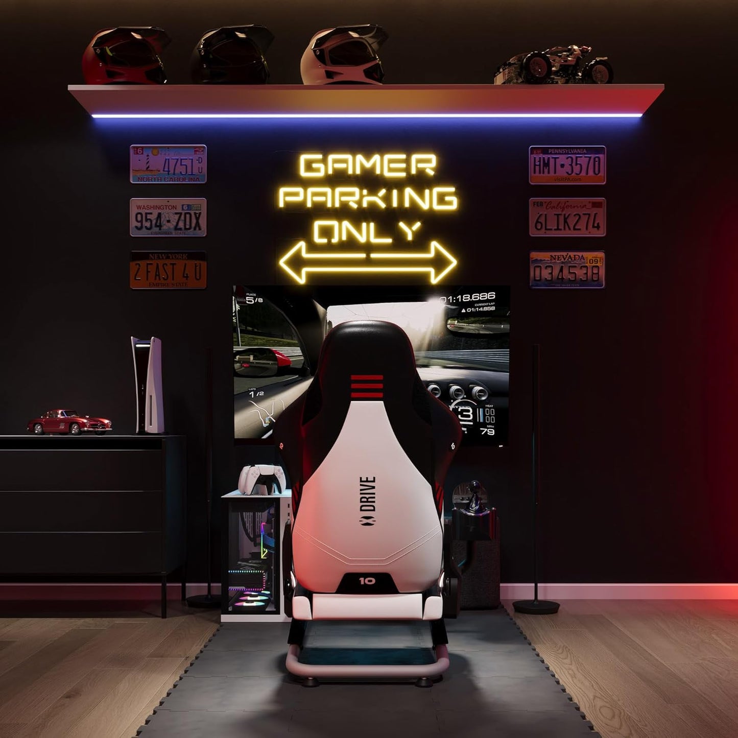 X-Drive Diablo Sim Racing Cockpit Sedile Gaming Regolabile