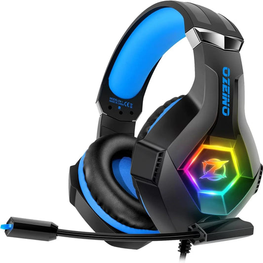 Cuffie Gaming RGB 3D Surround con Microfono – PS4/PS5/PC/Xbox